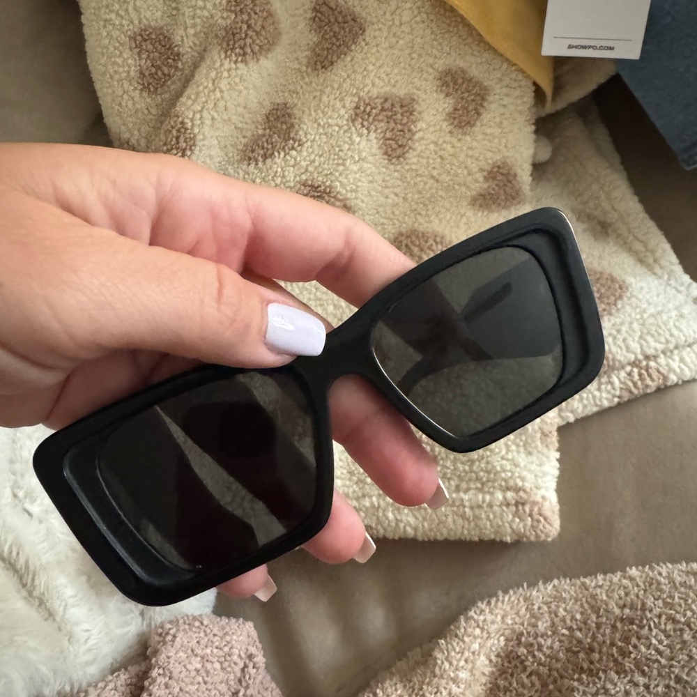 Prada Black and Gray Square Sunglasses - Picture 7 of 9